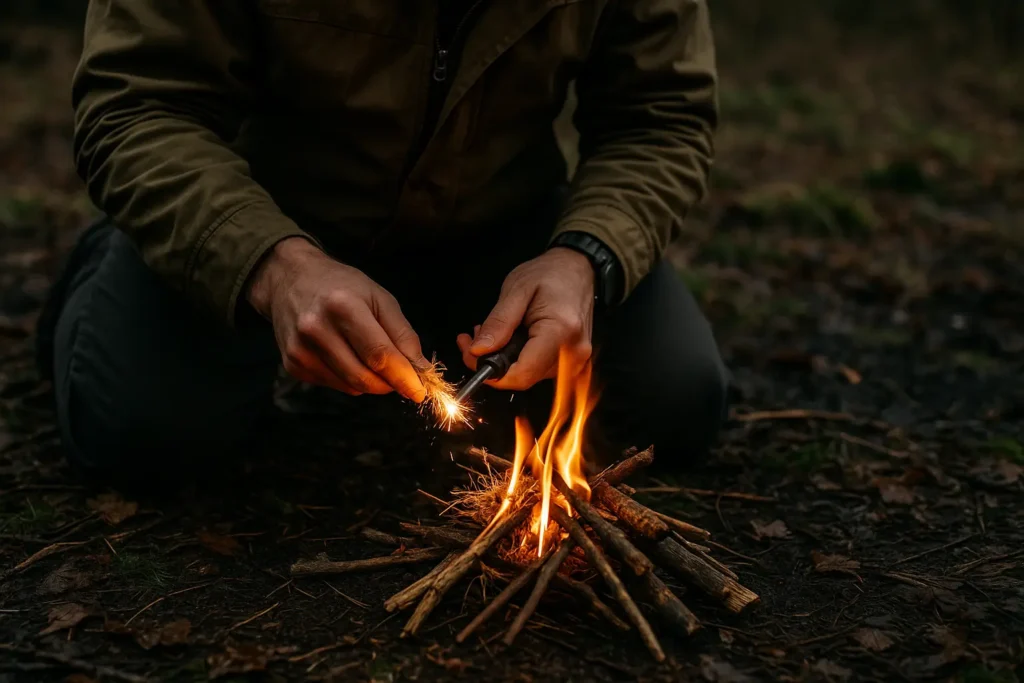 Ako založiť oheň v každom počasí: zručnosť, ktorá ti môže zachrániť život